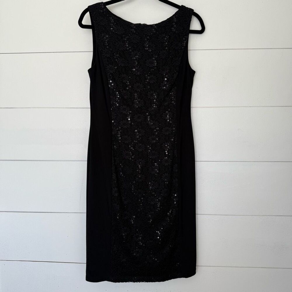 Anne Klein Women’s 6 Beaded Black Dress Sleeveless